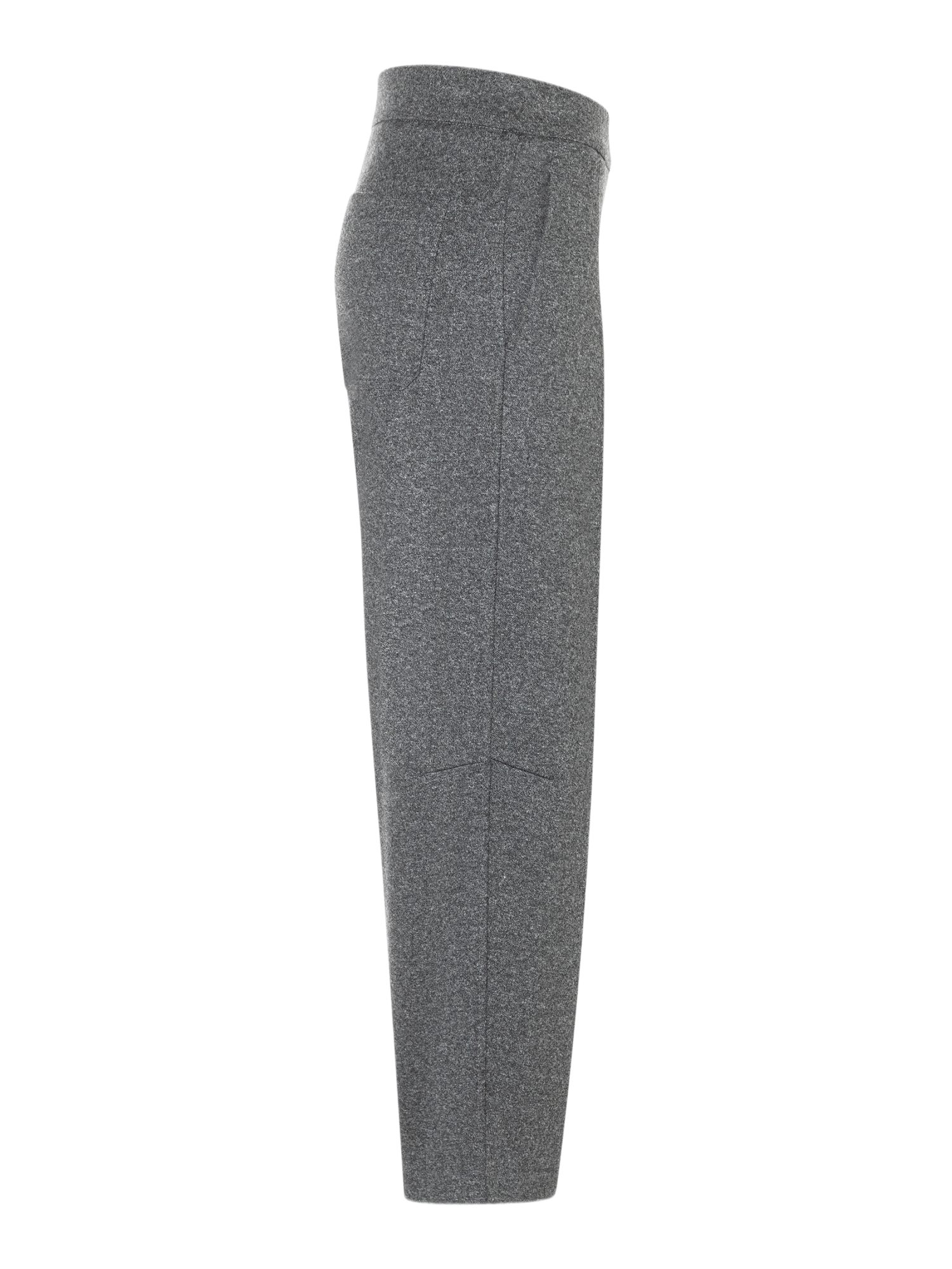 Cambio Stoffhose grau, Casual, Viskose, Meliert, Straight Leg, Mittel