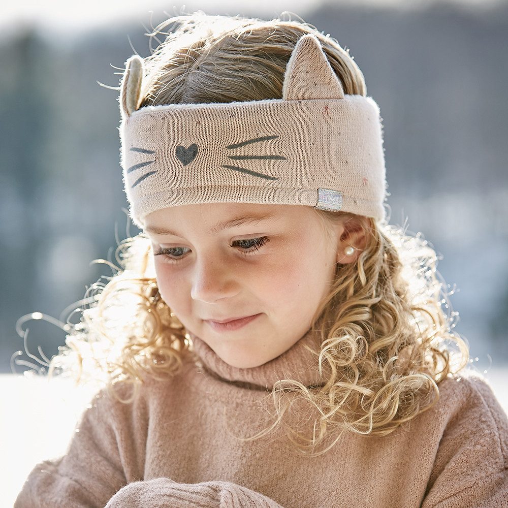 MAXIMO Stirnband Baumwolle, gefüttert, mit Öhrchen