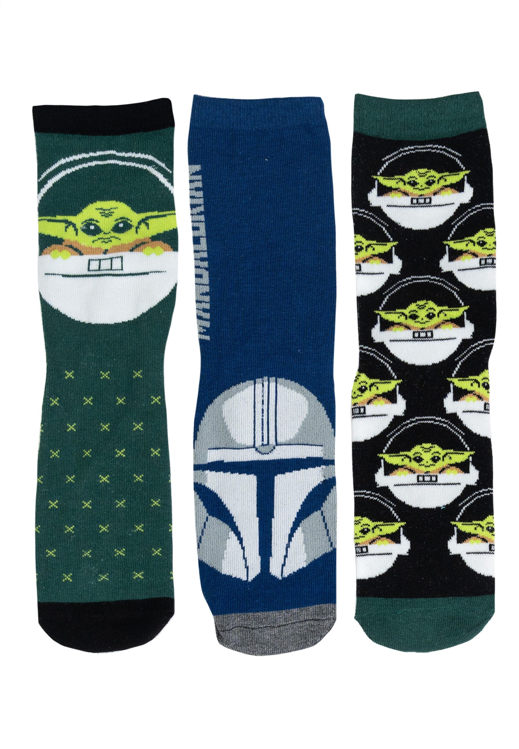 United Labels® Socken Star Wars The Mandalorian Socken Sneaker Strümpfe (5er Pack) 40-45 – Bild 2 von 5