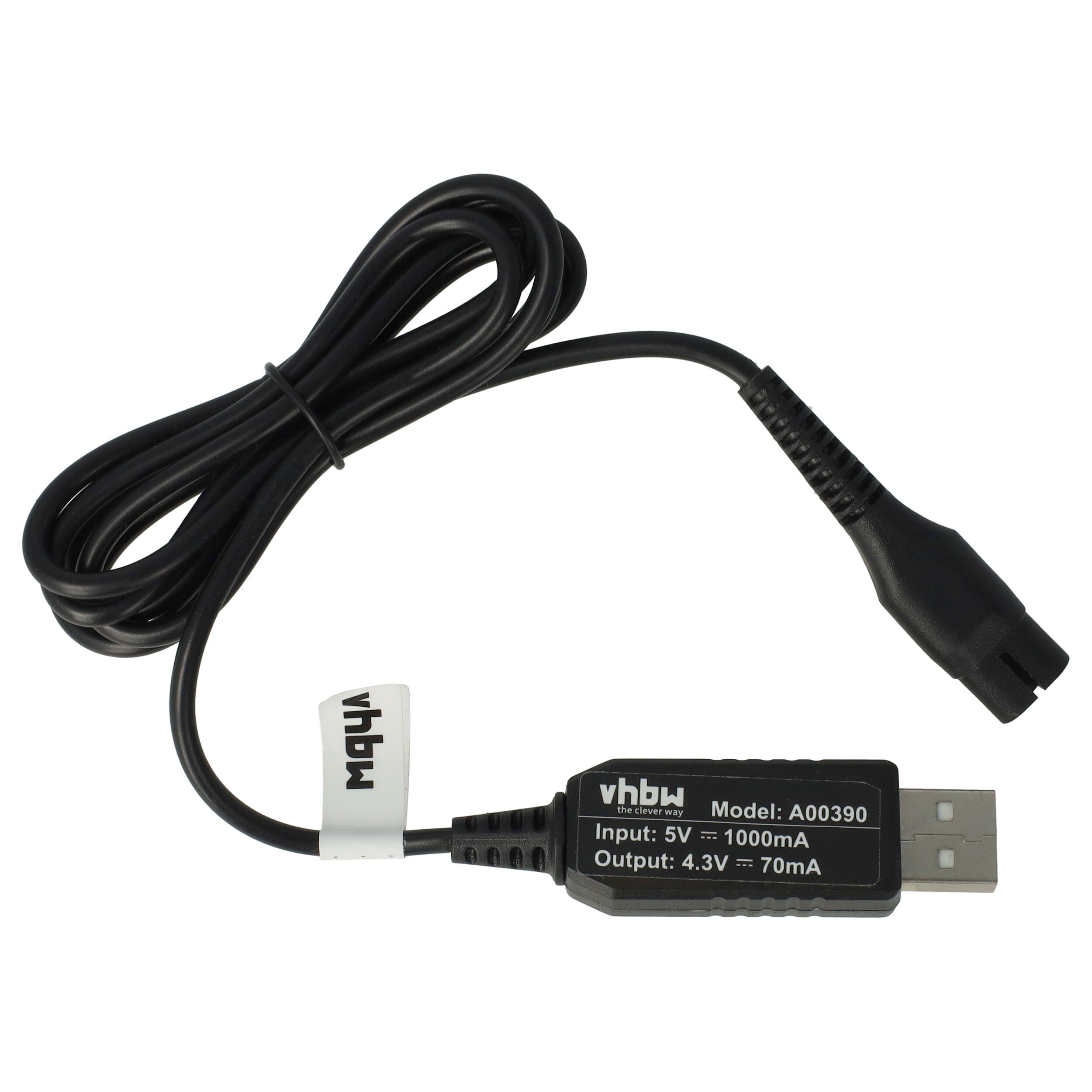 QP2520/30, passend Elektro-Kabel Philips MG5750, vhbw QP2520/20, für BT3205/15,