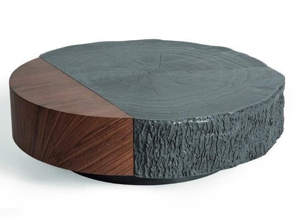 Xlmoebel Couchtisch Runder Design-Tisch aus hochwertigem Material in elegantem Stil (Packung, 2-St., Couchtisch), Hergestellt in Europa