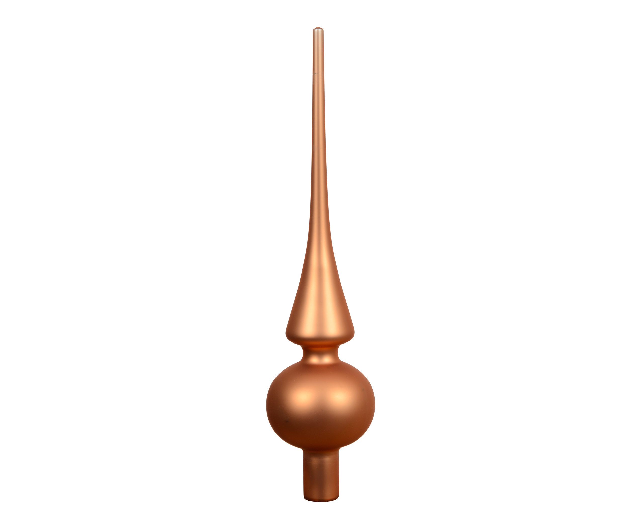Kaemingk Christbaumspitze, Christbaumspitze Glas 26cm - Brandy matt
