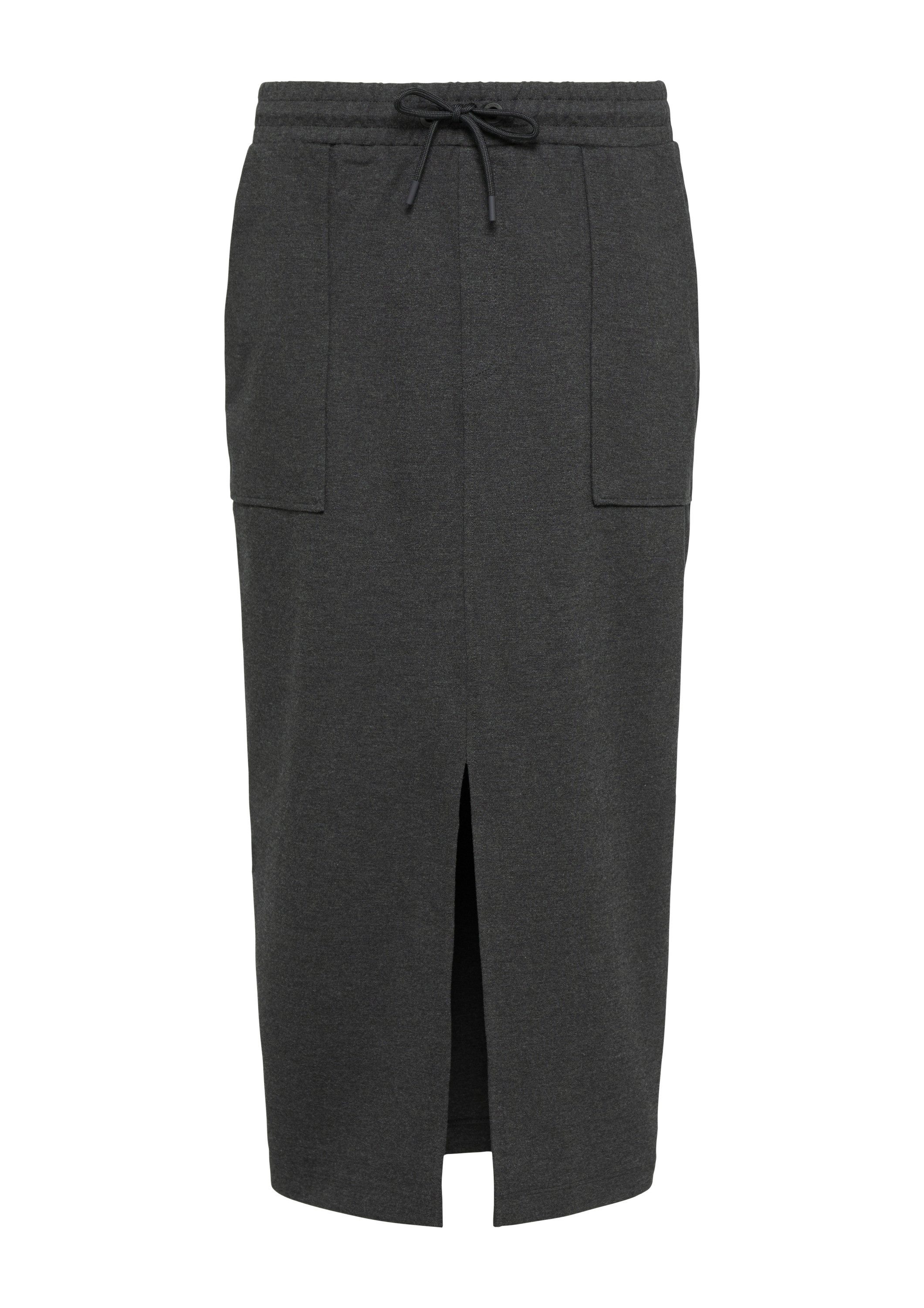 s.Oliver Midirock Rock Geschlitzter Midi-Rock aus Interlock-Jersey günstig online kaufen