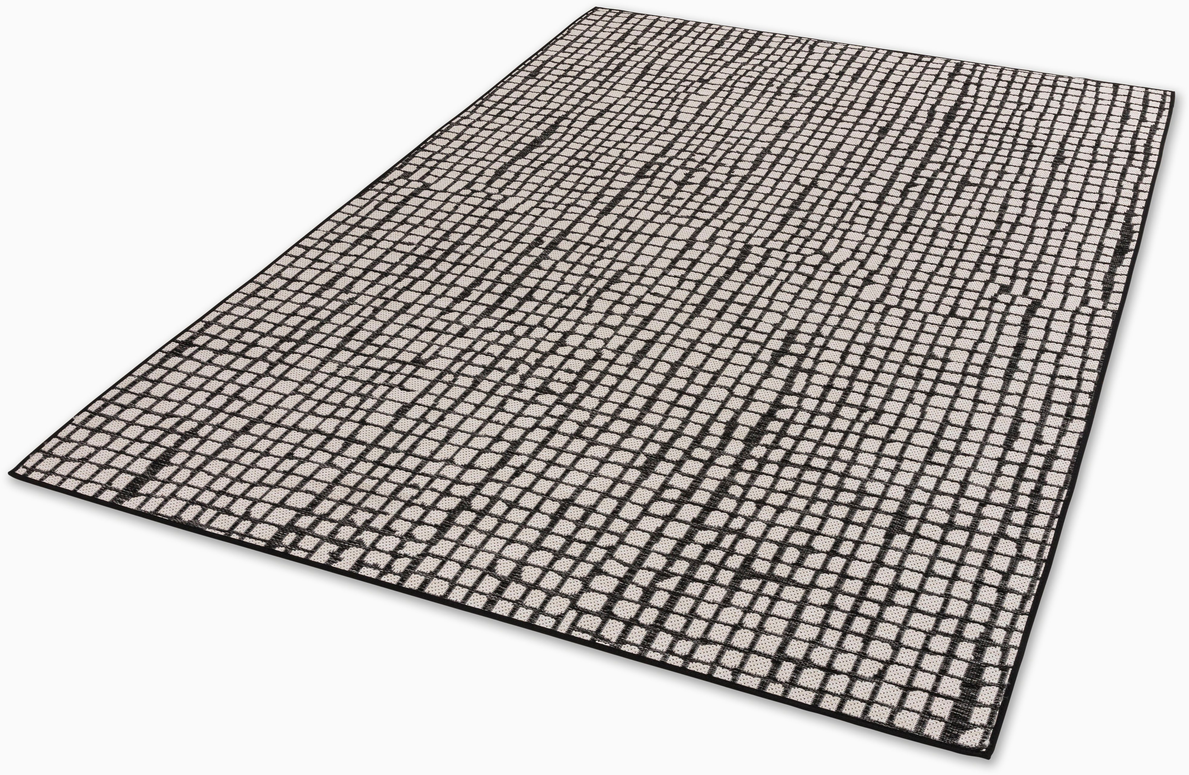 Teppich Parkland 6351 223, SCHÖNER WOHNEN-Kollektion, rechteckig, Höhe: 5 mm, In- und Outdoor geeignet, eleganter Flachflorteppich | Kurzflor-Teppiche