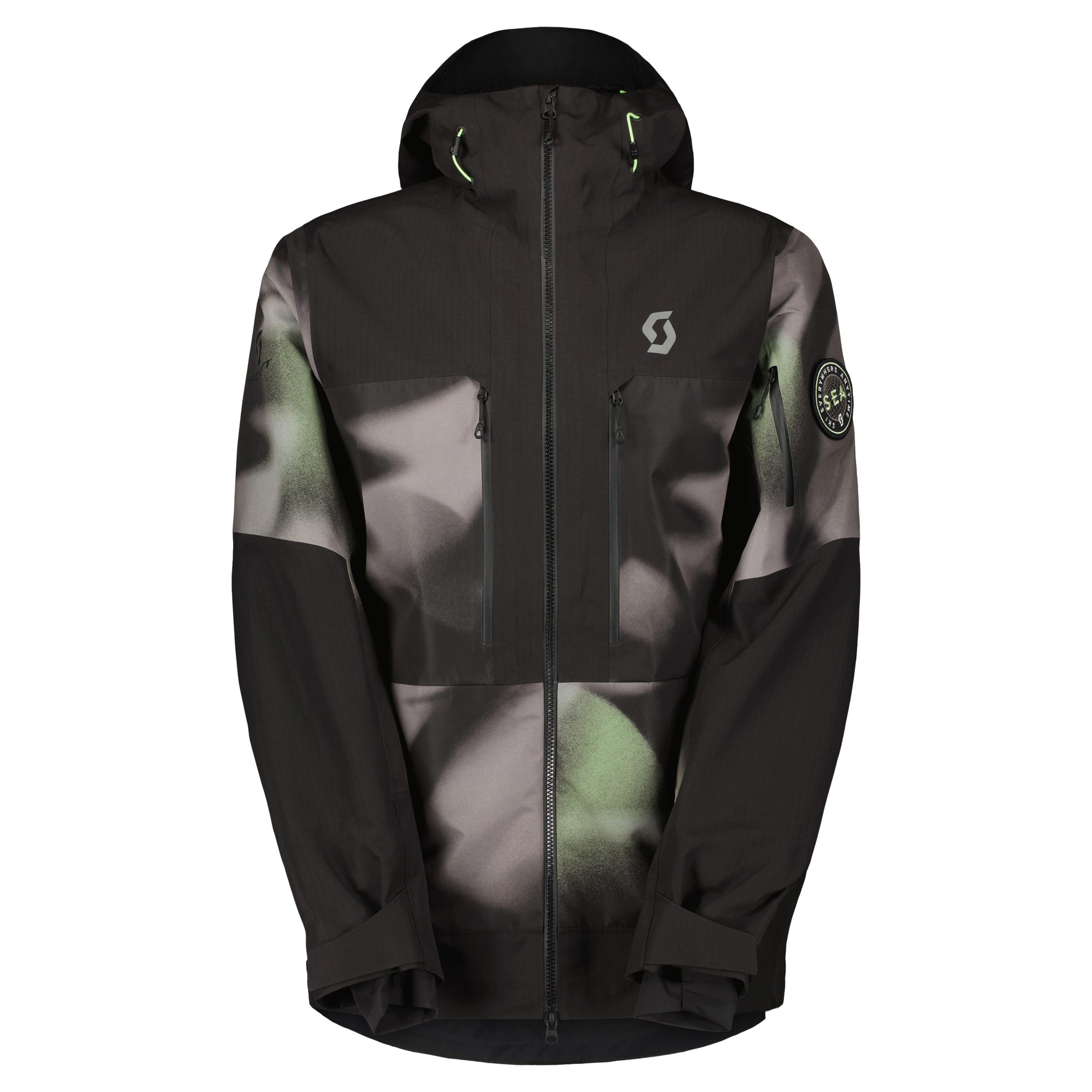 Scott Skijacke SCO Jacket M's Vertic Ripstop 3L evening greyprint/black