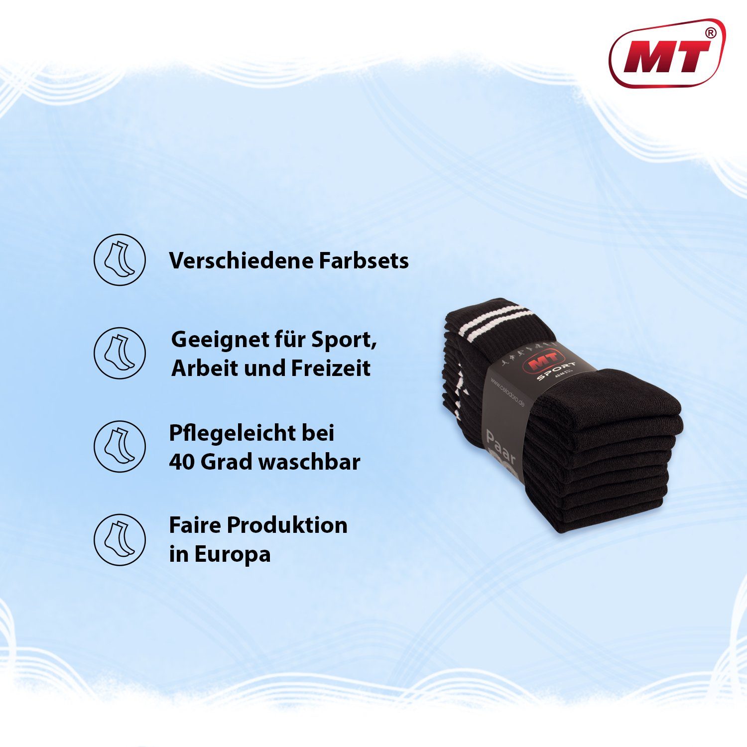 MT Tennissocken 8 Paar, 16 Paar günstig online kaufen