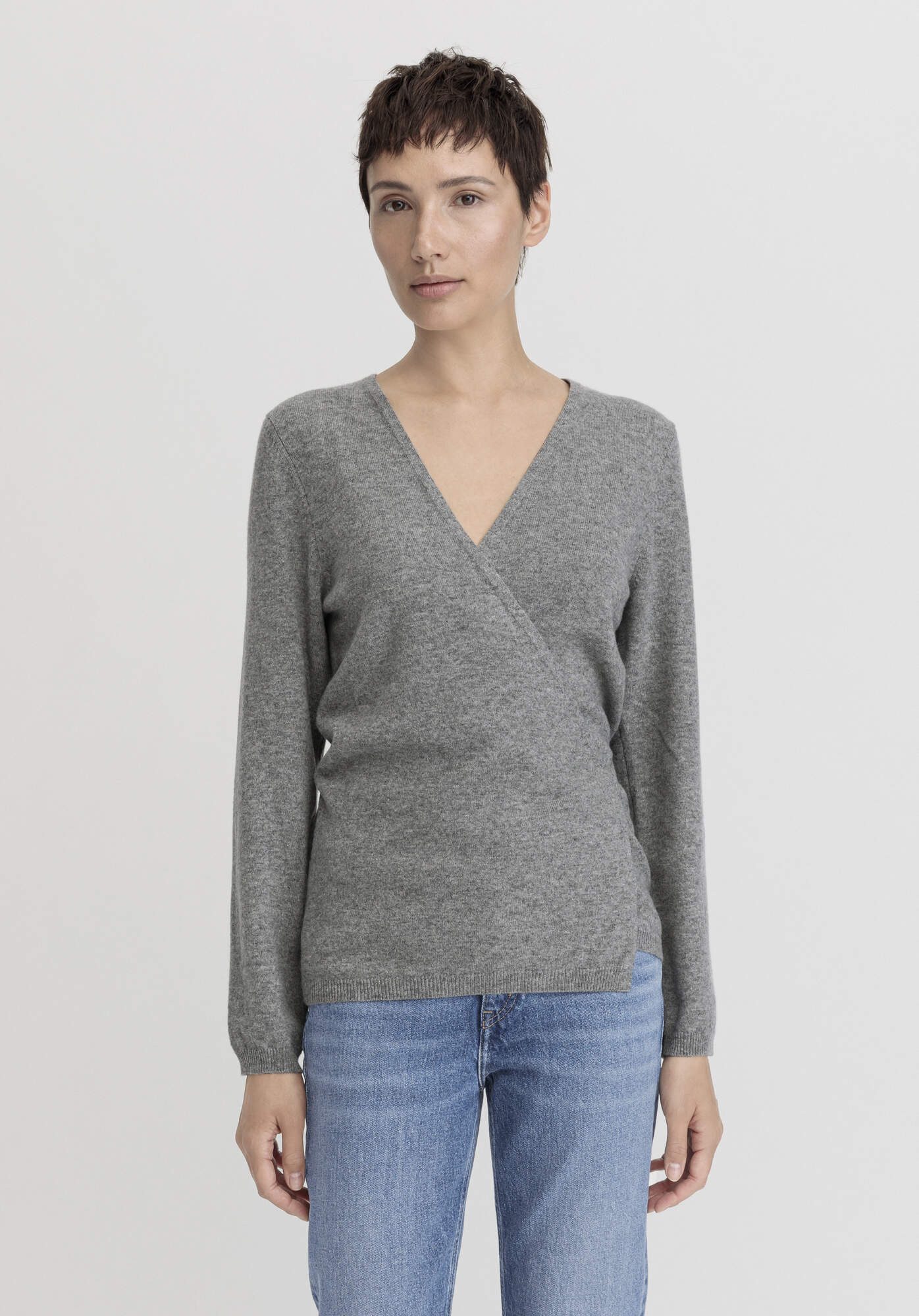 Hessnatur Strickjacke aus weicher Schurwolle mit günstig online kaufen