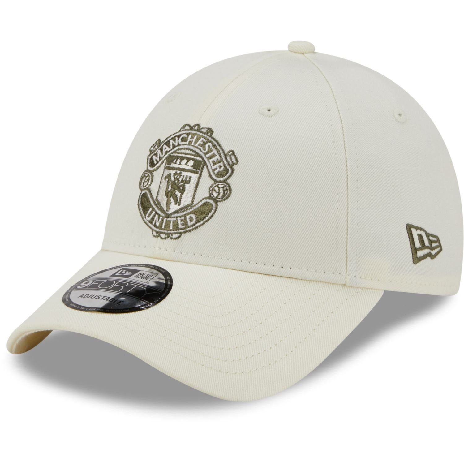 New Era Baseball Cap 9Forty Strapback Manchester United offwhite