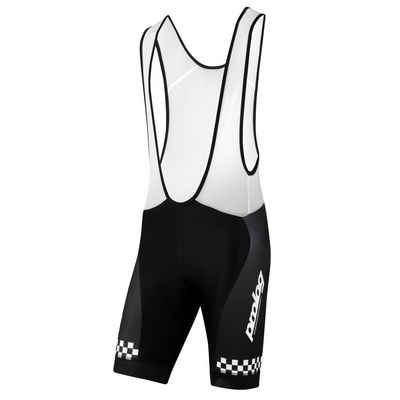 prolog cycling wear Bikerhose Fahrradhose Herren kurz Sommer „Integrated Energy Black“ Rennradhose 8 Std. Radmarathon Sitzpolster, bequeme luftdurchlässige Netzträger