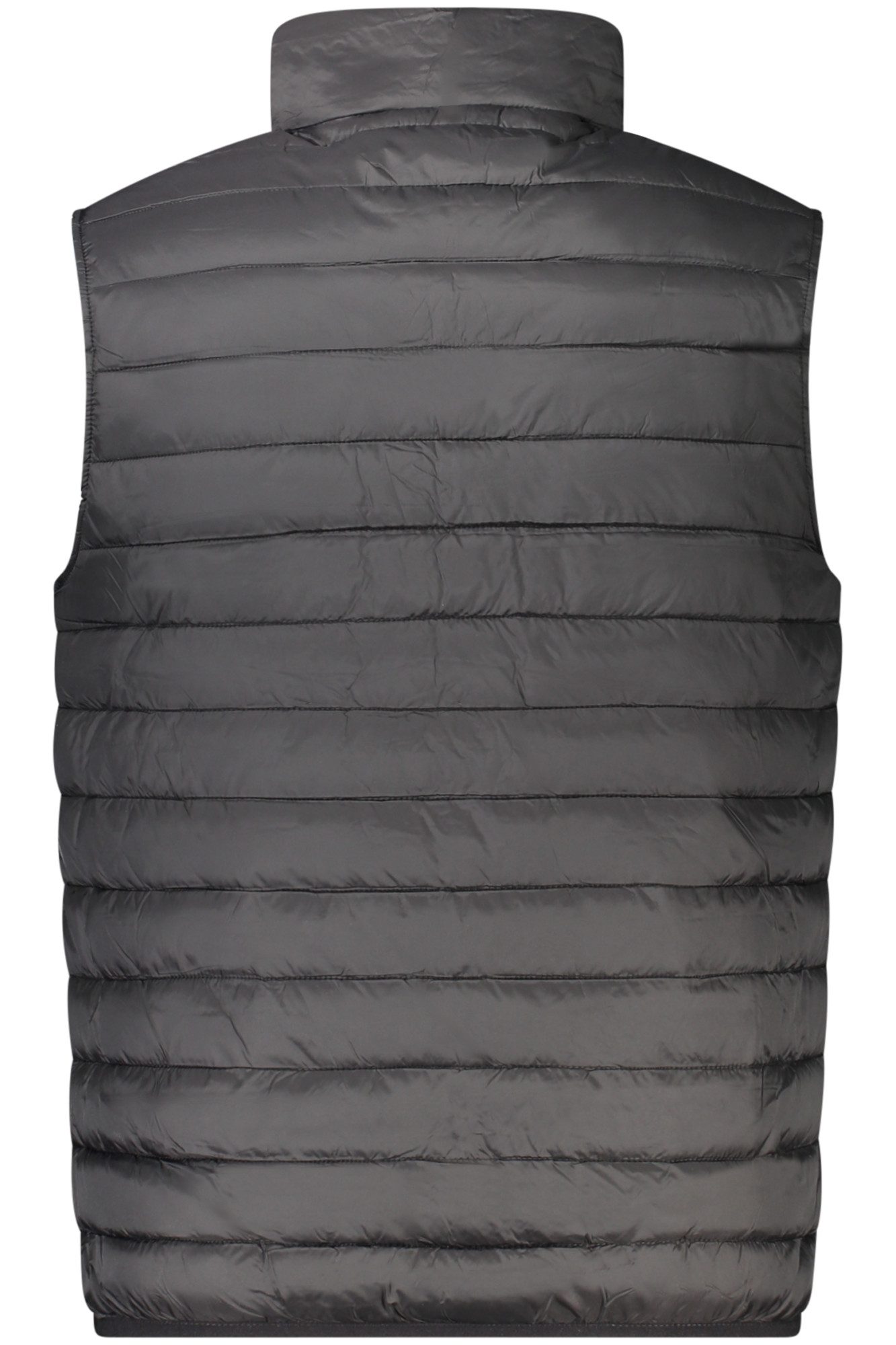 Cavalli Class Outdoorjacke Elegante Schwarze Herren Weste mit Logo und Praktischen Taschen