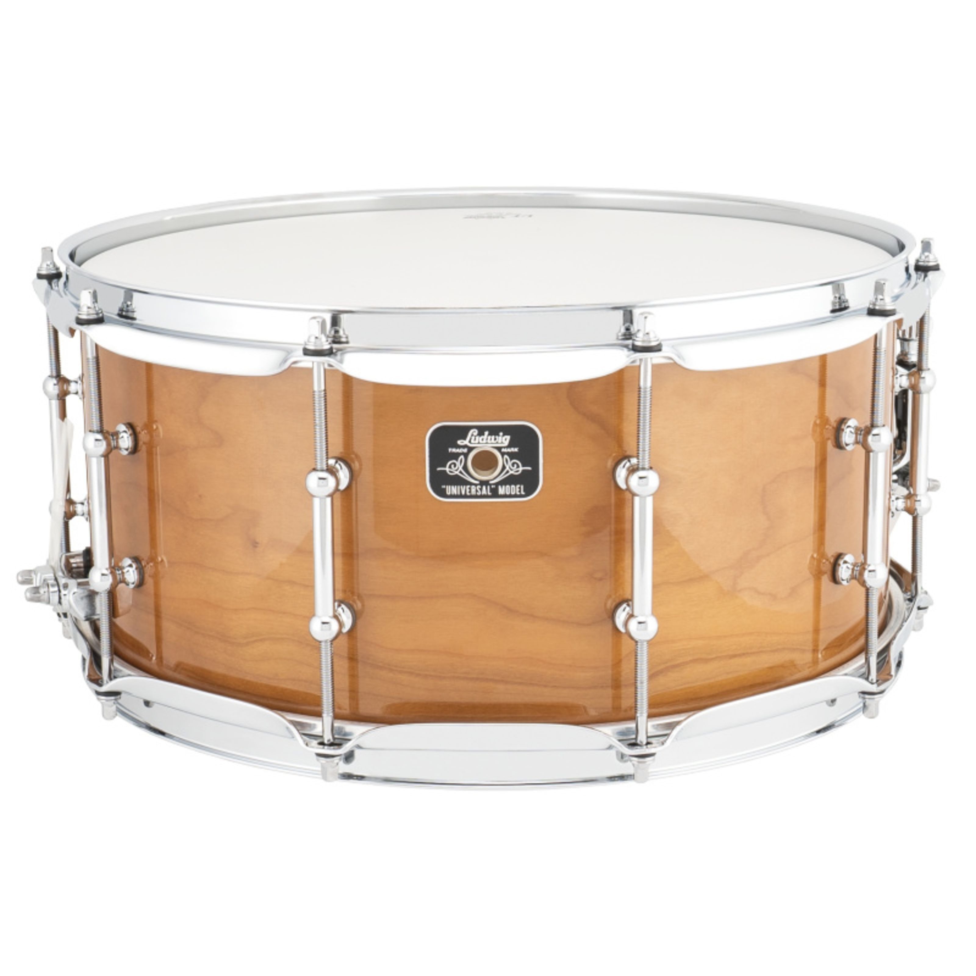 Ludwig Snare Drum, Schlagzeuge, Snare Drums, LU6514CH Universal Cherry Snare 14"x6,5" - Snare Drum