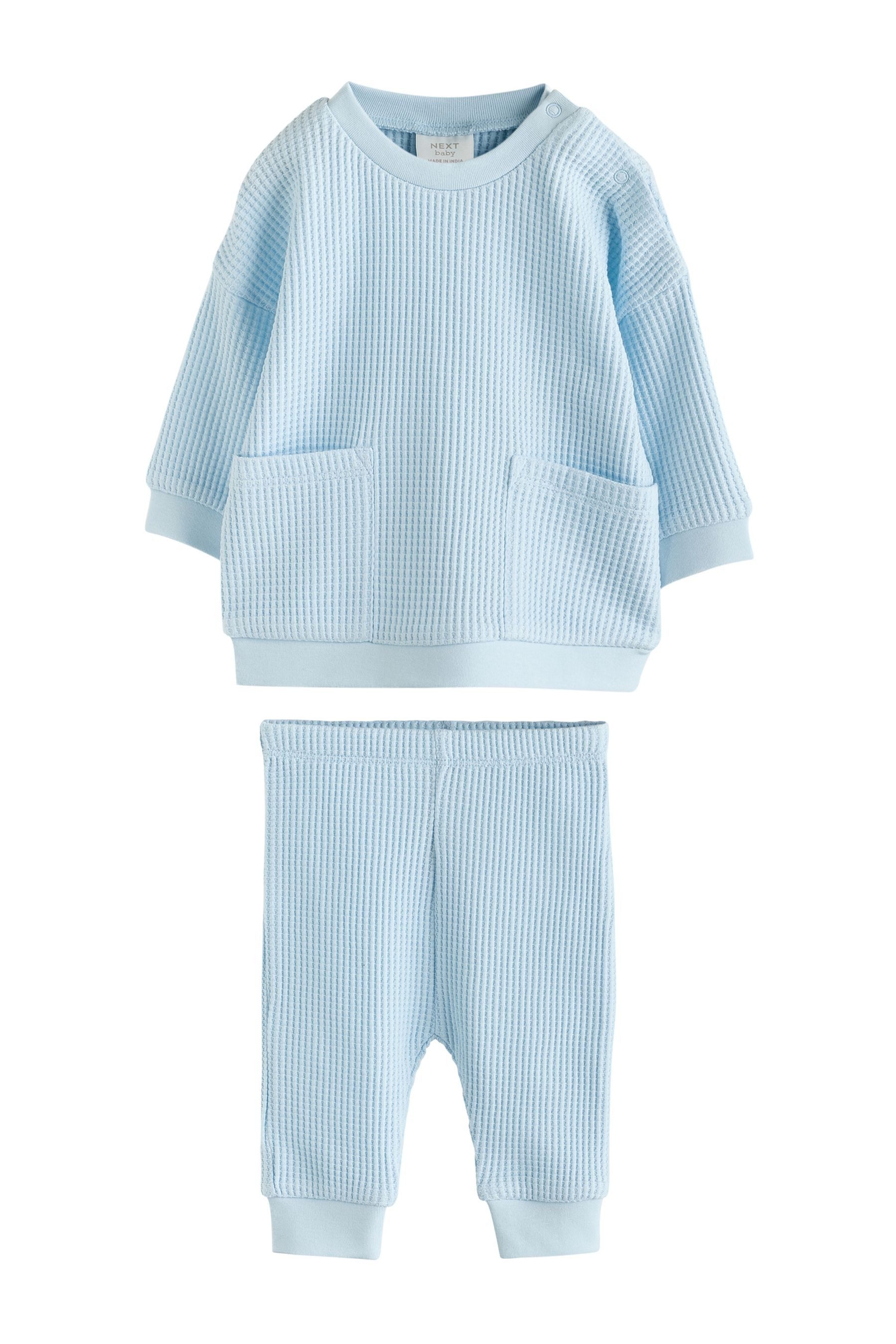 Langarmshirt & Leggings Baby Oberteil und Jogginghose, 2-teiliges Set