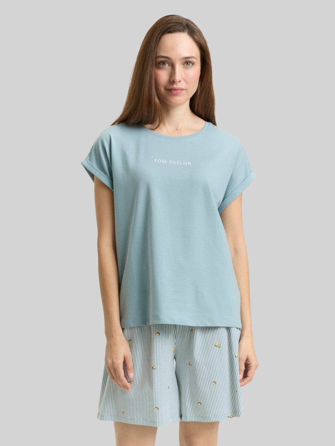 TOM TAILOR Pyjama Bodywear (2 tlg) Pyjama-Set mit Muster