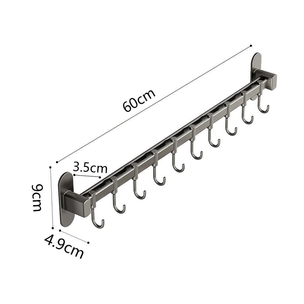 Rhein Beleuchtung Hakenleiste 40/50/60cm Hakenleiste küche, günstig online kaufen