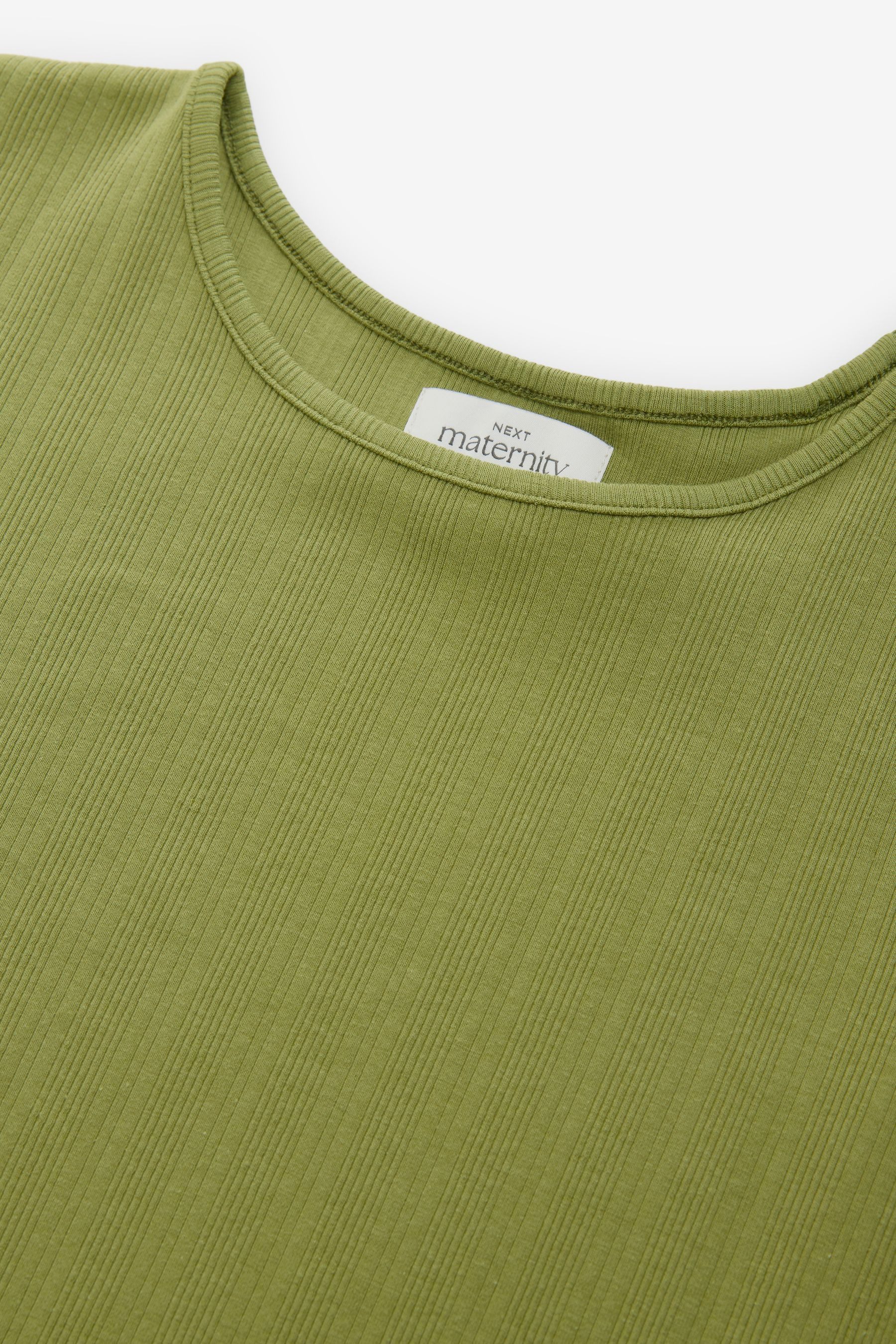 Next Umstandskleid Geripptes Midaxi-Kleid, Umstandsmode (1-tlg)