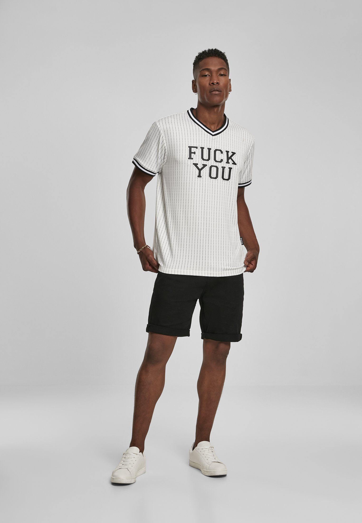 T-Shirt Jersey Herren Tee MisterTee Fuckyou (1-tlg) Mister