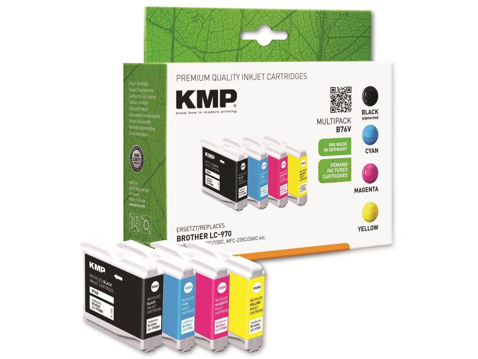 kompatibel KMP für Tintenpatronen-Set Tintenpatrone Brother KMP