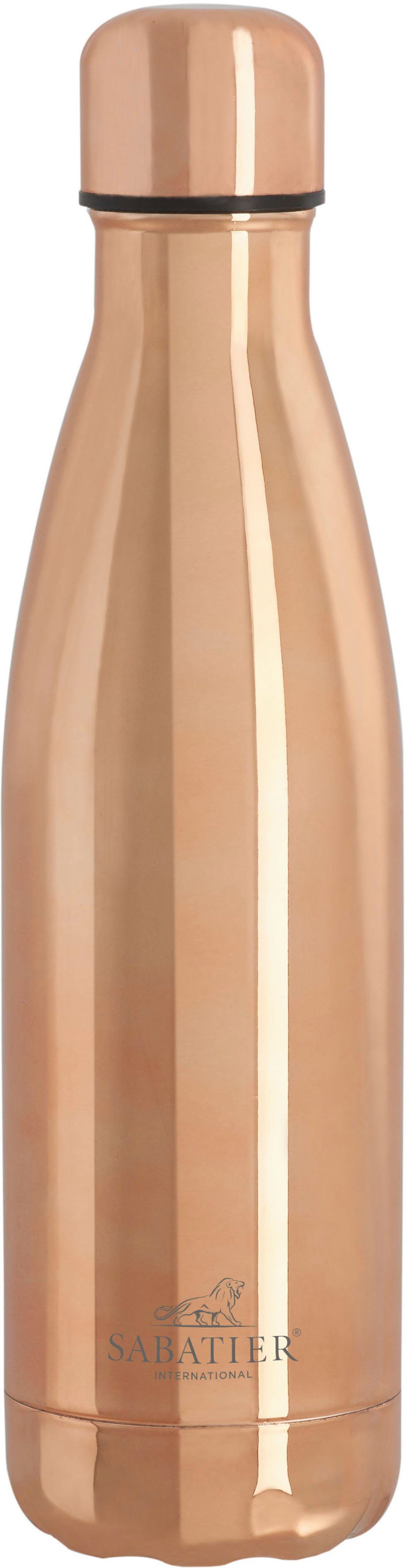 SABATIER International Isolierflasche Brasserie, 500 ml, doppelwandiger Edelstahl, tropfsicher