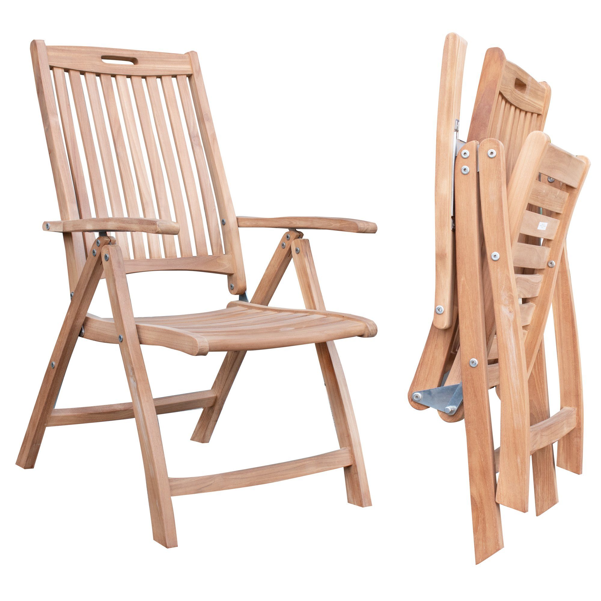 osoltus Gartenstuhl Teak Klappsessel Hochlehner Teakholz günstig online kaufen