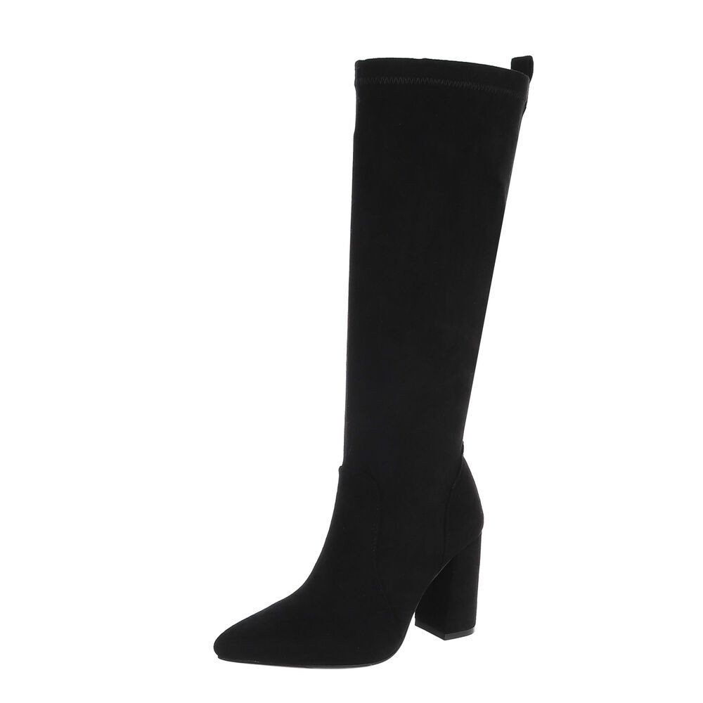 Ital-Design Damen Elegant High-Heel-Stiefel (87124805) Blockabsatz günstig online kaufen