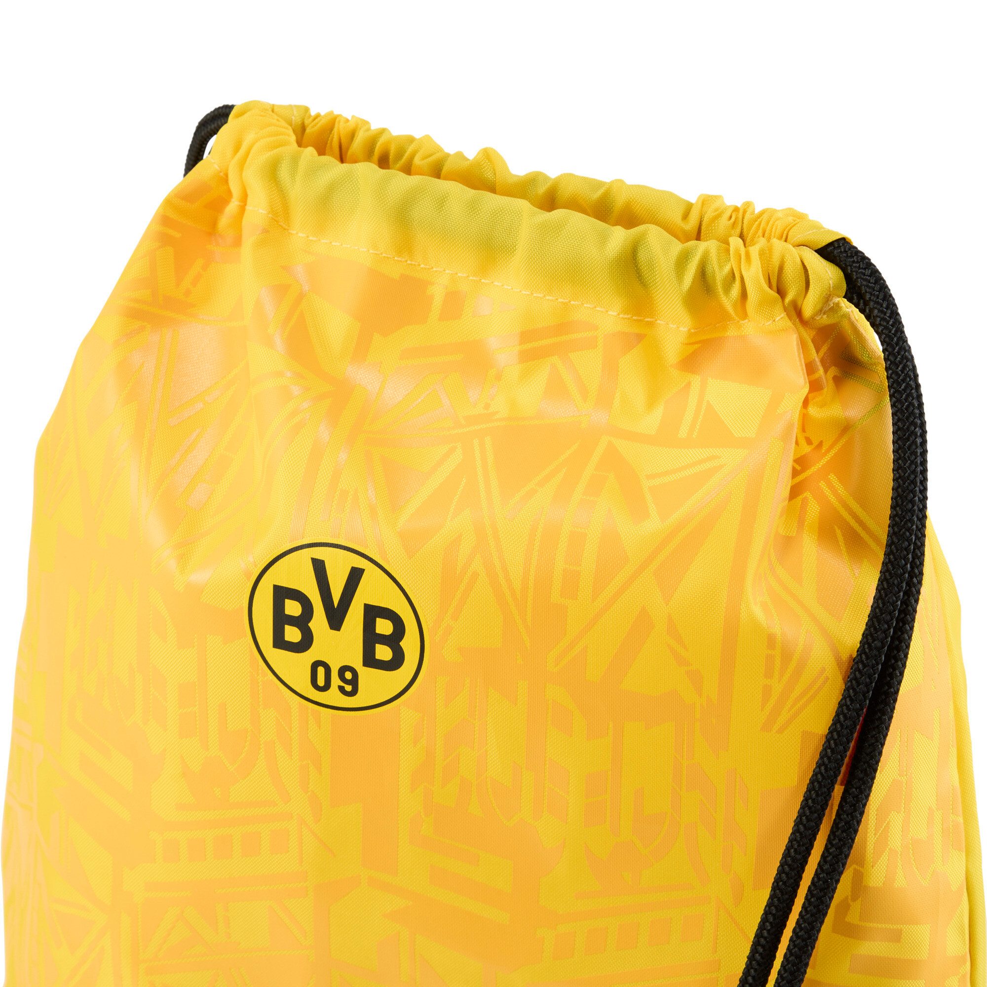 PUMA Sporttasche BVB ESS GYM SACK, mehrfarbiges Design, aus Polyester, für Erwachsene