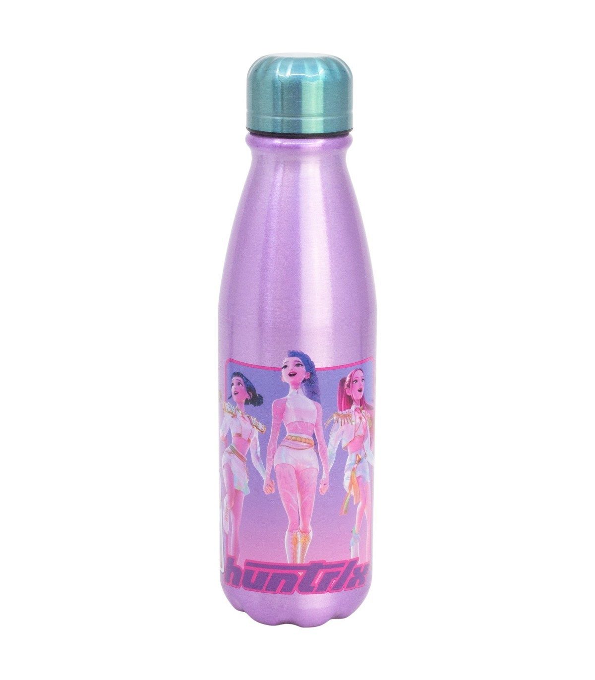 K-Pop Demon Hunters Trinkflasche Kinder Trinkflasche Aluminium Flasche 600 ml für Schule und Freizeit