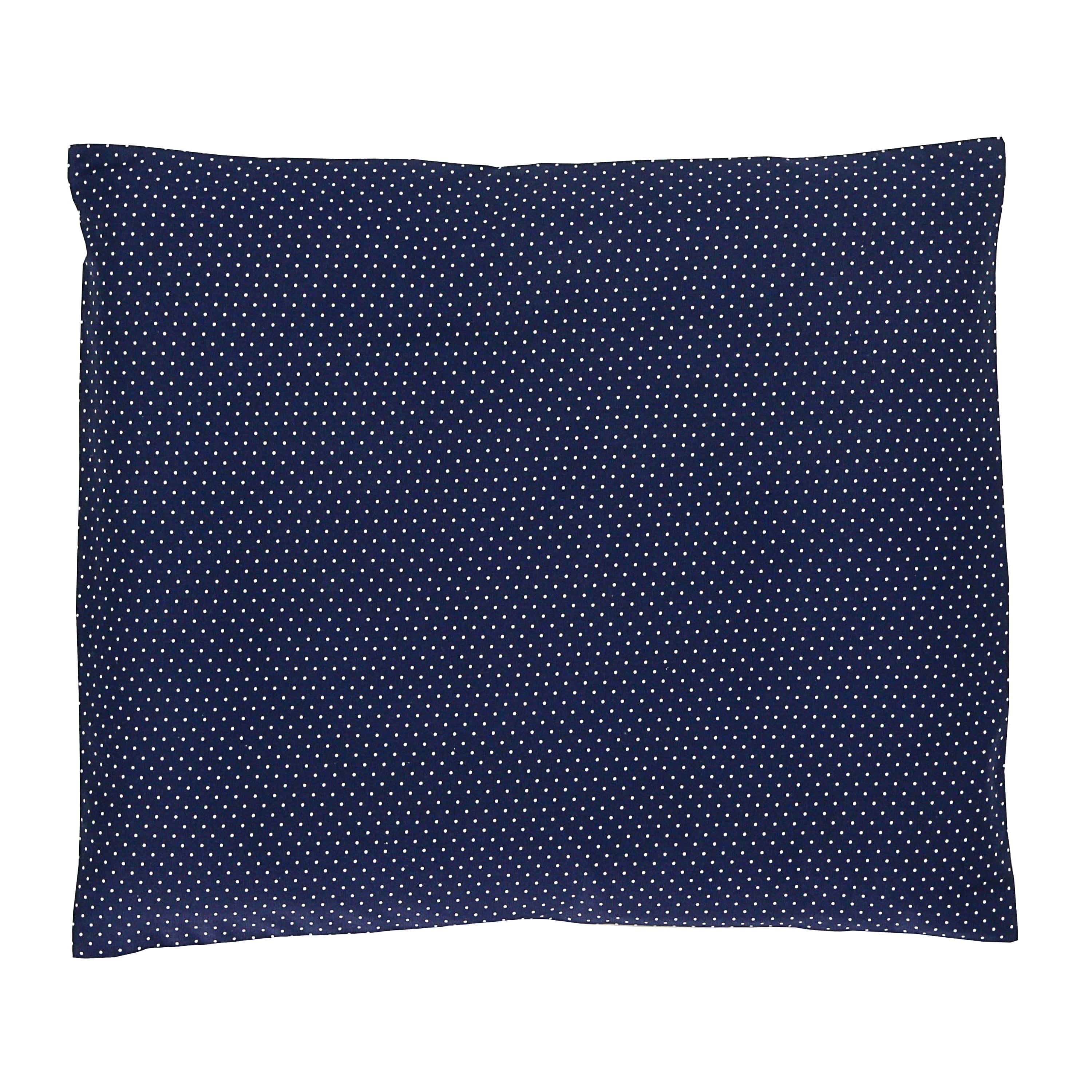 Kissenbezug Baby Kissenbezug 35x40 cm “Blau” (Made in EU), ULLENBOOM ®, Kopfkissenbezug mit Hotelverschluss, aus 100% Baumwolle, Design Uni