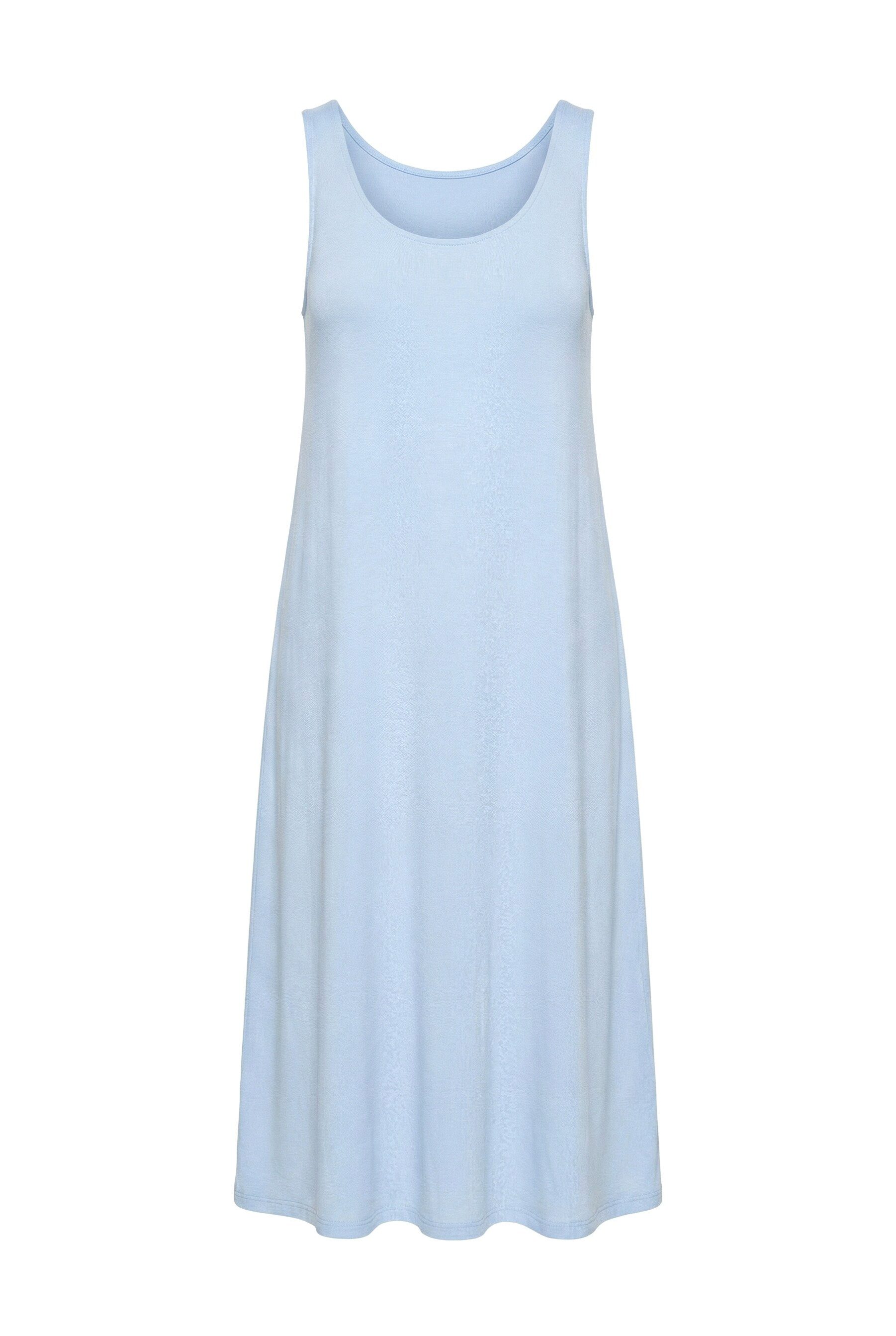 Jerseykleid Kleid A-Linie geflochtene Träger