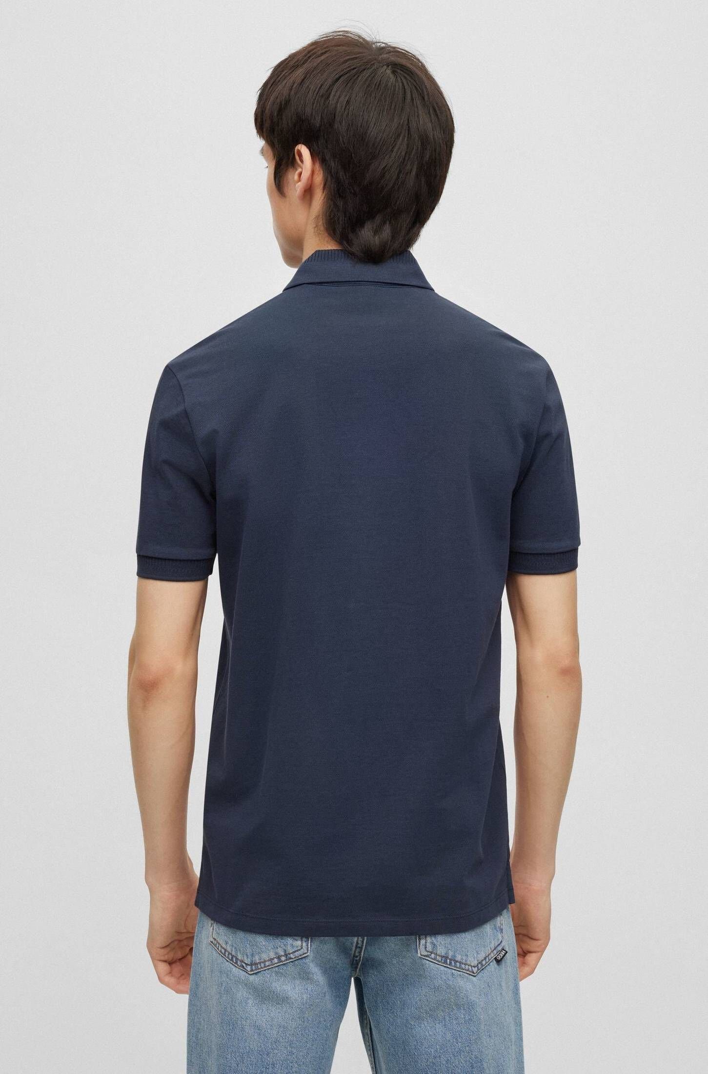 (52) Herren DERESO232 Fit Slim HUGO (1-tlg) Poloshirt marine Poloshirt