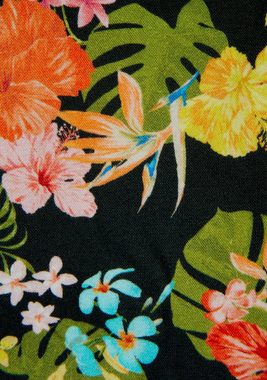LASCANA Tunika im Kimono-Style, Allover-Print, Blusenkleid, Strandmode