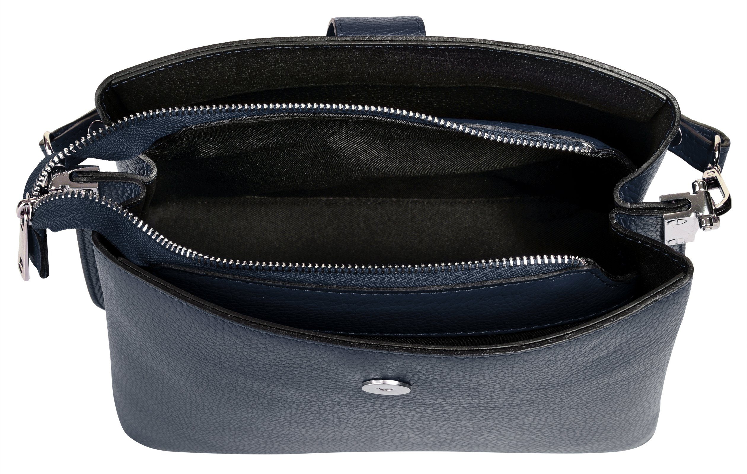 Cluty Henkeltasche (1-tlg), echt Leder, Made in Italy