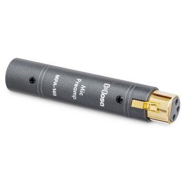 Hosa MPA-149 Mikrofon-Vorverstärker mit Kabel Vorverstärker (Anzahl Kanäle: 1)