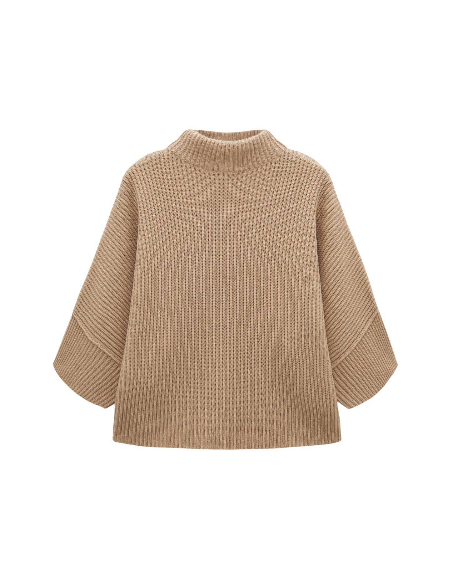 Strickpullover Verkürzter Strickpullover TALJA Loose aus Woll Mix