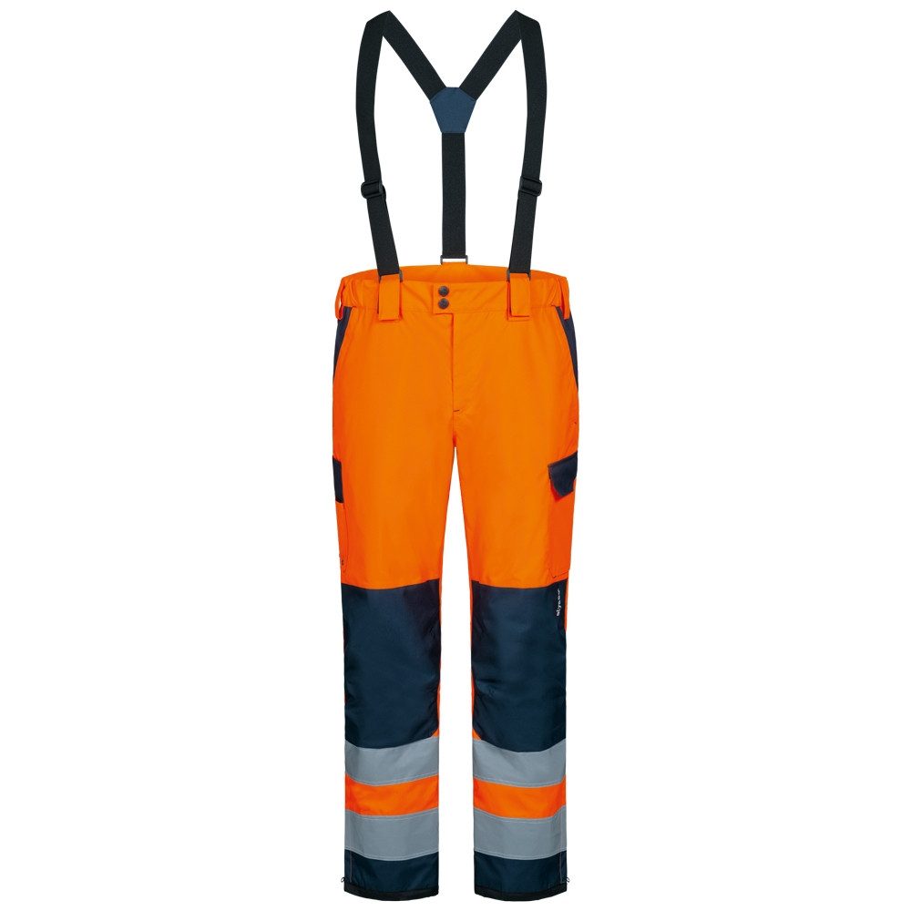 Schutzhose BJARKI Warnschutz-Bundhose ELYSEE® Orange/Marine EN ISO 20471, EN Gr.