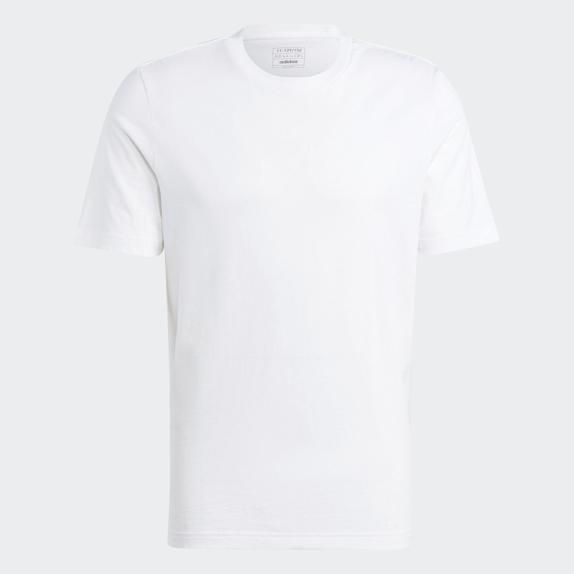 adidas Sportswear T-Shirt SPORTSWEAR White CITY ESCAPE SPLIT-HEM T-SHIRT