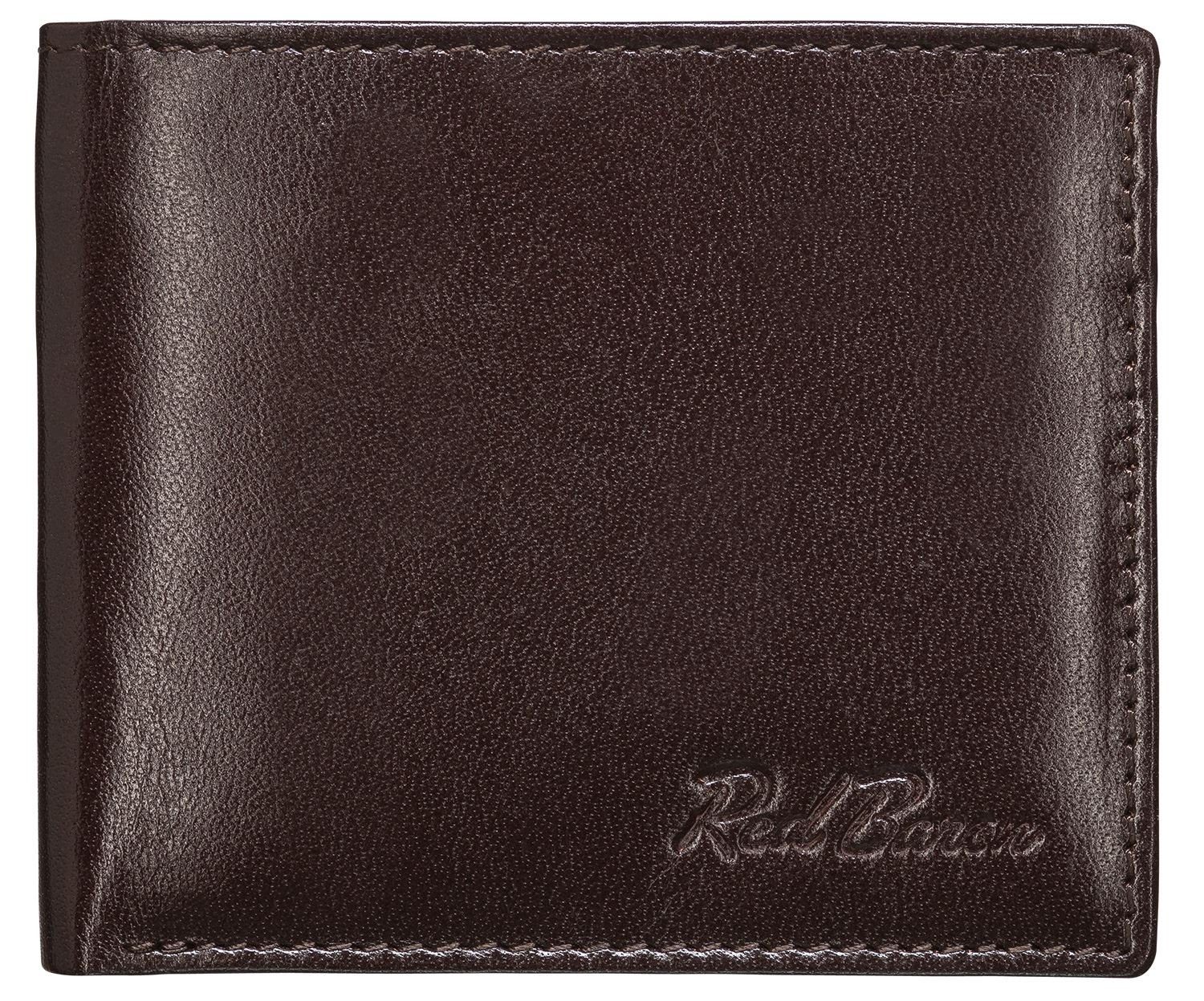 Red Baron Geldbörse RB-WT-008-04, Kreditkartenfächer, Steckfächer, Geldklammer, schlicht