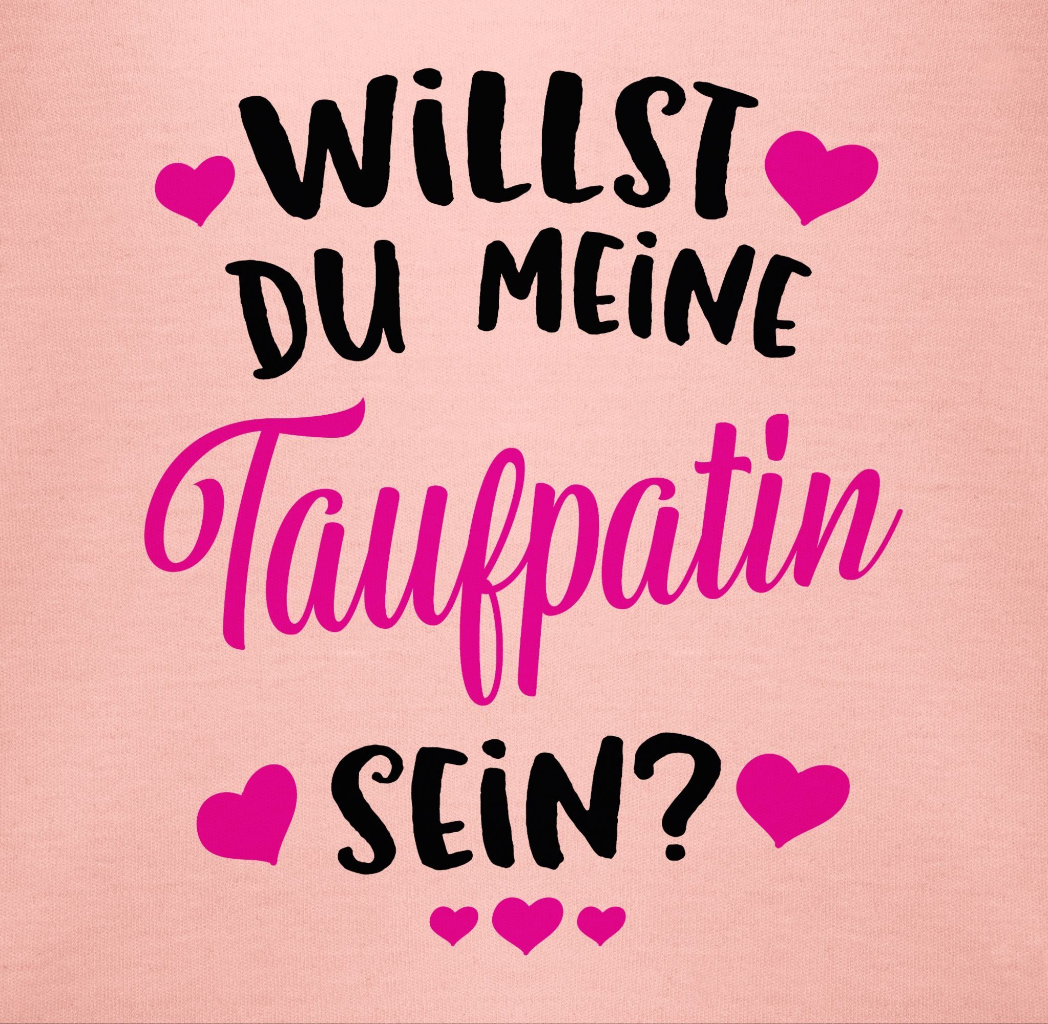 Shirtracer Baby T-Shirt 'Willst Du Meine Taufpatin Sein?' - Süßes Taufe Geschenk