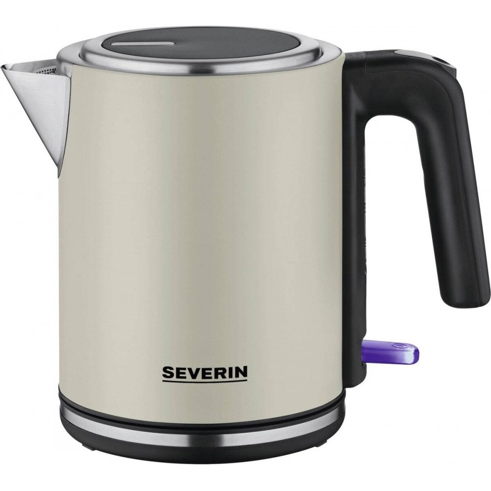 Severin Wasserkocher Severin WK 9577 Beige Wasserkocher, 1 l, Schnurloses Design