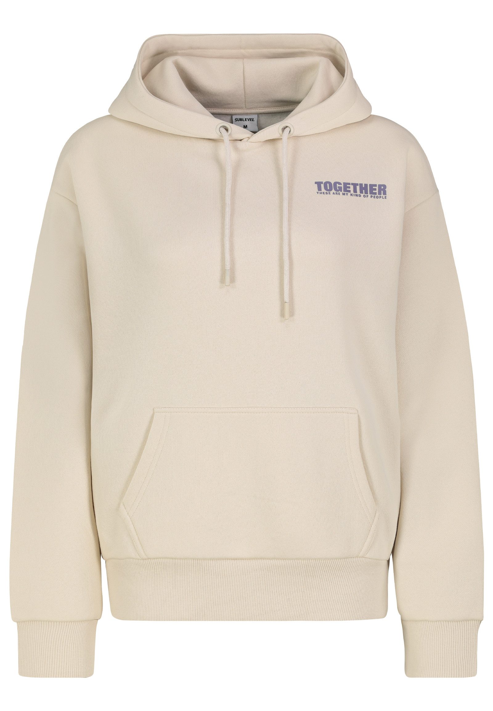 Hoodie Weicher mit Print und Komfortpassform