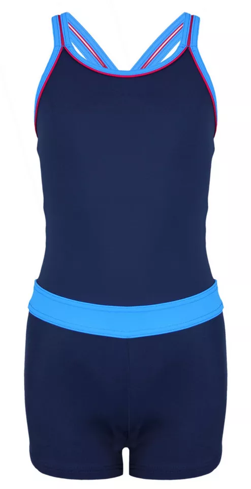 Aquarti Badeanzug Aquarti Mädchen Badeanzug mit Bein Racerback