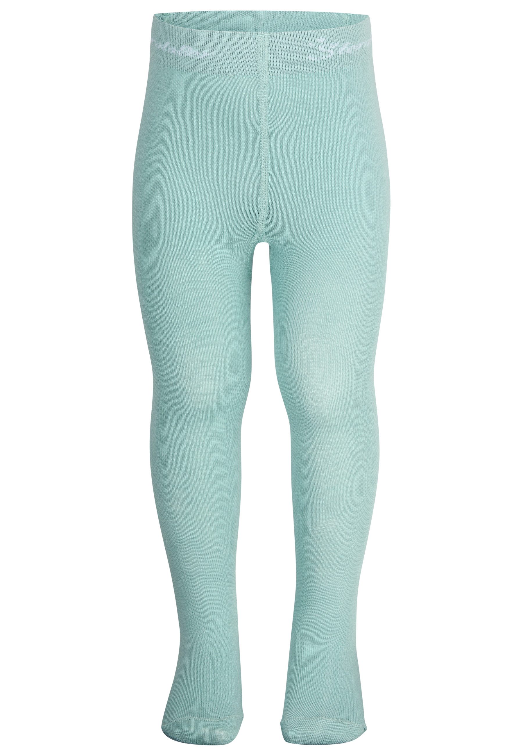 Sterntaler® Strumpfhose Strumpfhose uni (1 St) Krabbelstrumpfhose aus Baumwolle und Komfortbund