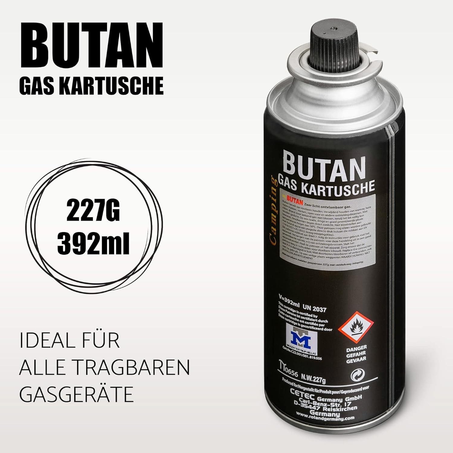 Greenpoint Gaskartusche Butan Gas Kartusche 227g Butangas, Zubehör für Koch günstig online kaufen