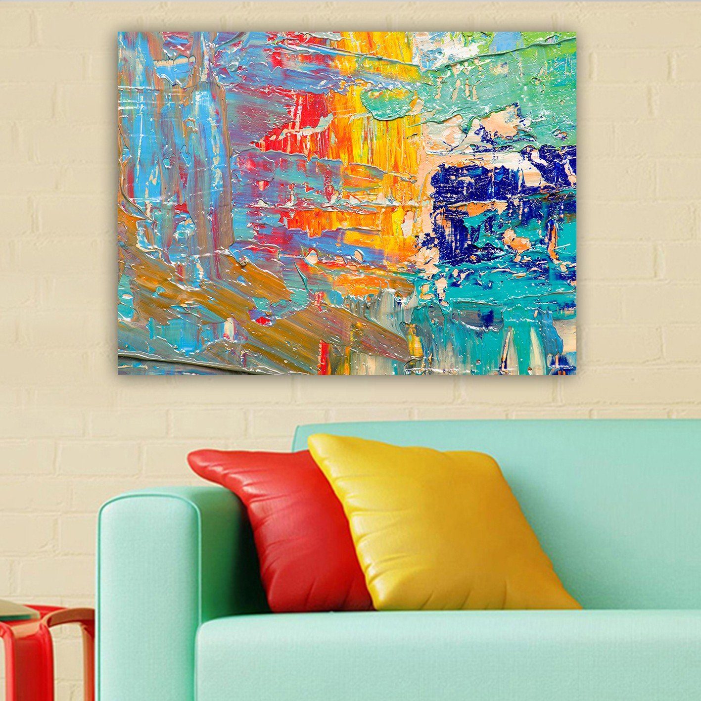Otto 100 Tage Zahlpause Wird Nicht Angezeigt Wallity Leinwandbild 100% CANVAS, 70 x 100 cm E2348