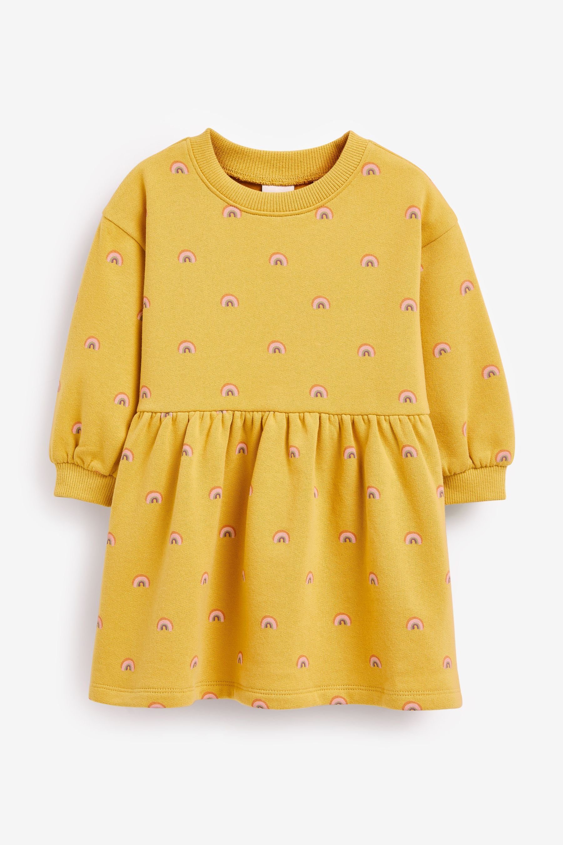 Next Sweatkleid Sweatkleid mit Print (1-tlg) Ochre Rainbows