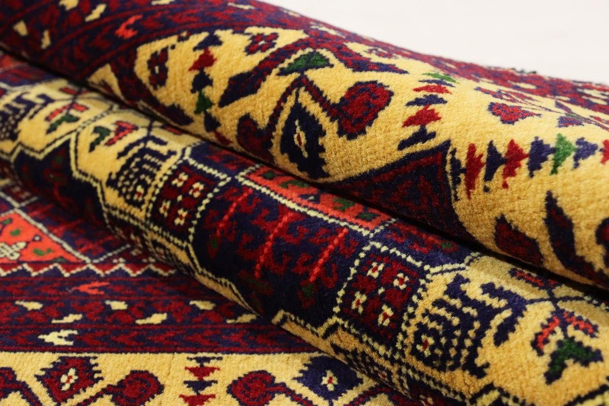 Höhe: Afghan Orientteppich Handgeknüpfter Mauri rechteckig, mm Nain Trading, 100x153 Orientteppich, 6
