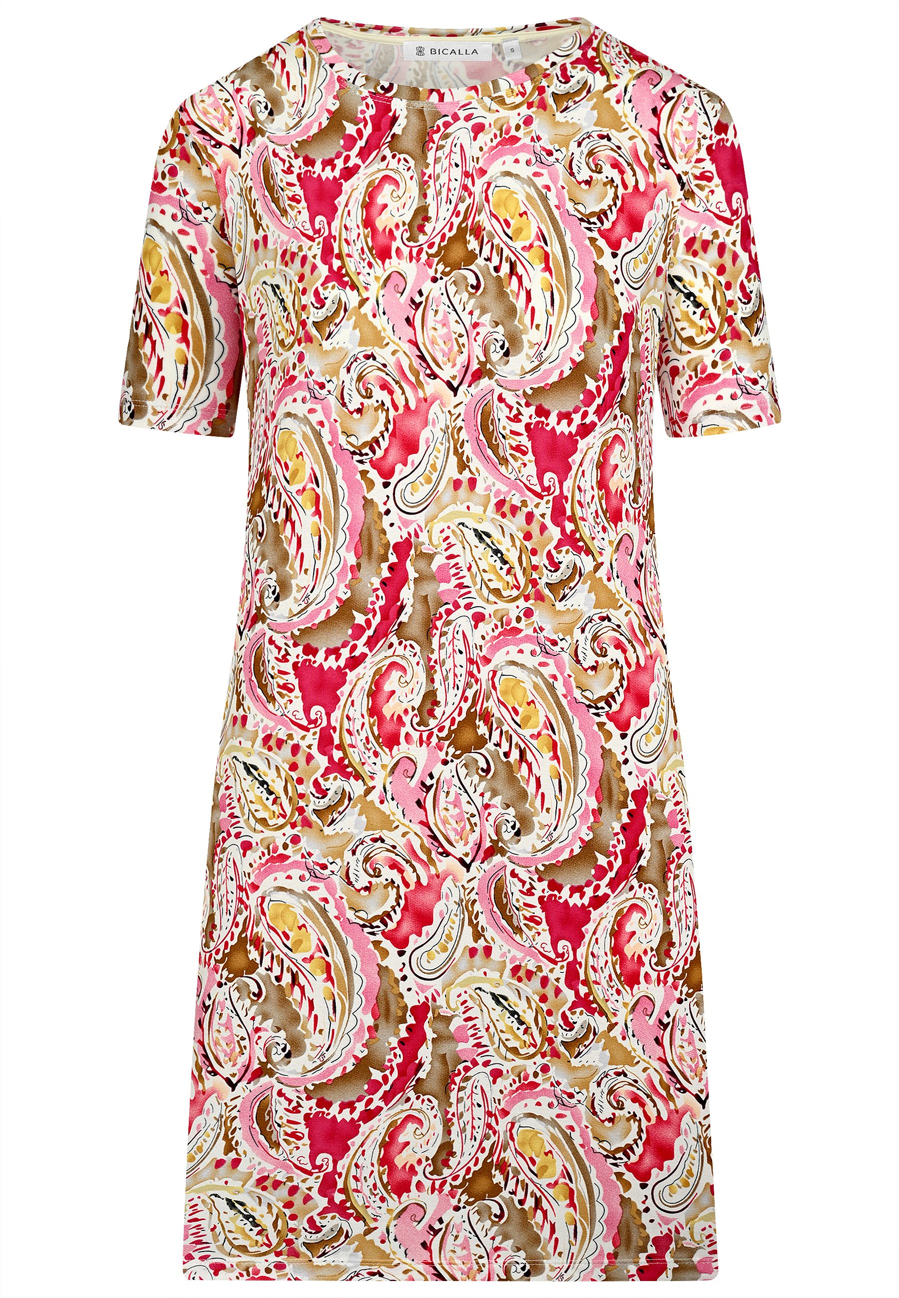 BICALLA Midikleid Jersey-Kleid mit Paisley-Print in günstig online kaufen