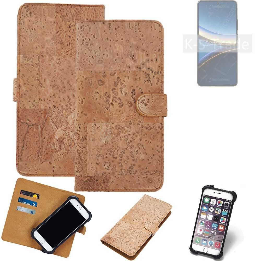 K-S-Trade Handyhülle für POCO F7 Ultra, Hülle - Kork Handyhülle Cover - Schutzhülle TPU Case Bumper in
