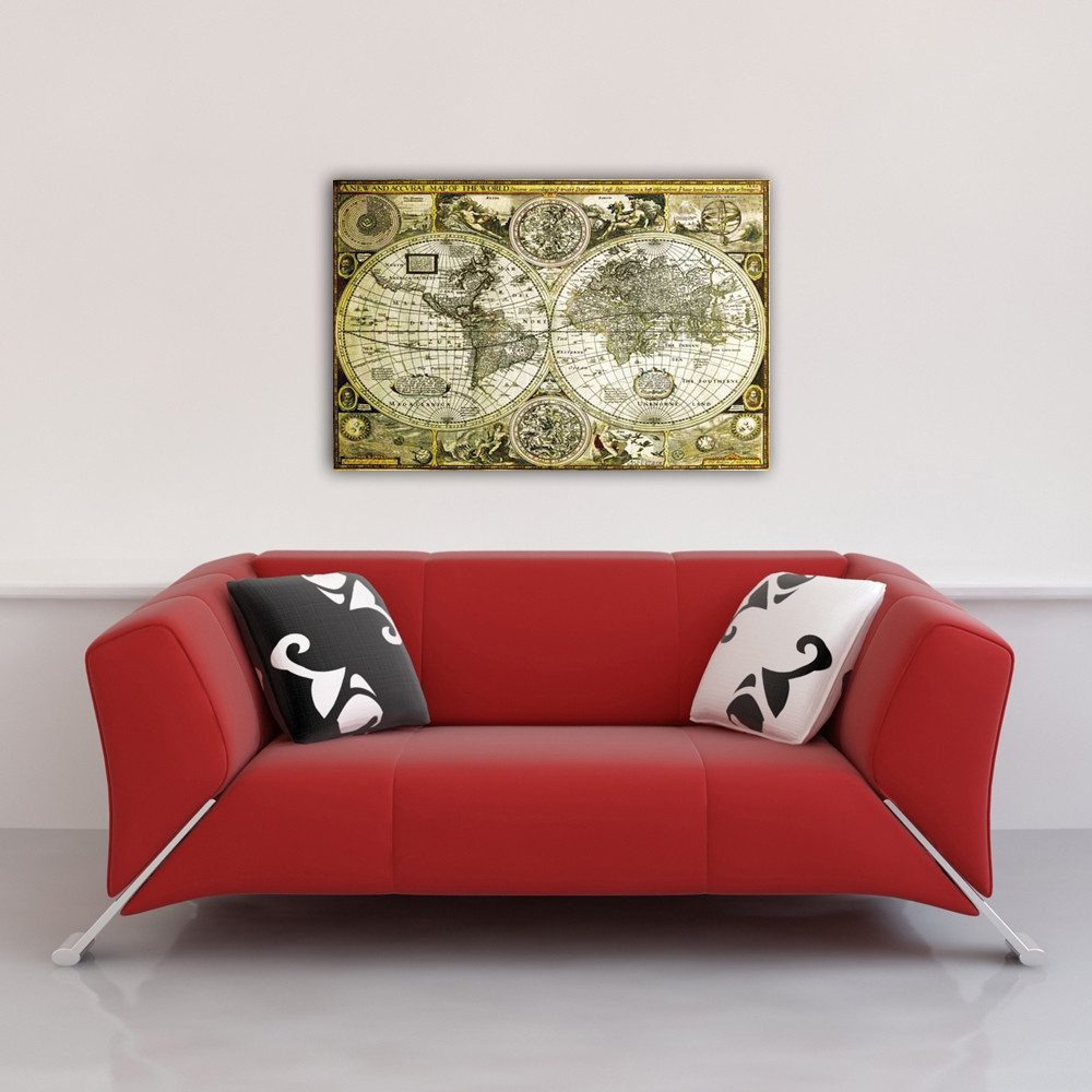 Poster Landkarten - Poster - World Map - Historical