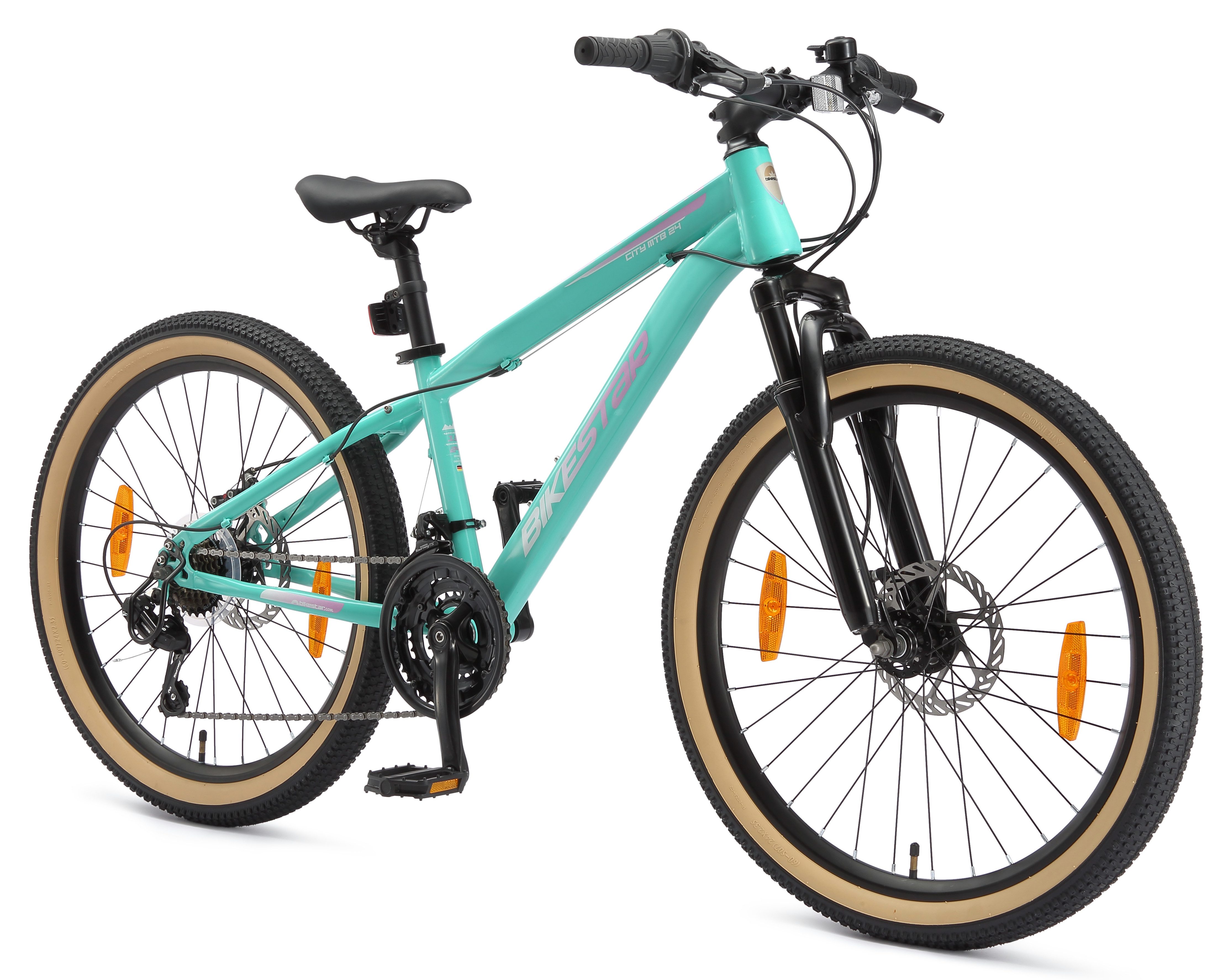 Bikestar Jugendfahrrad, 21 Gang Shimano RD-TY21 Schaltwerk, Kettenschaltung