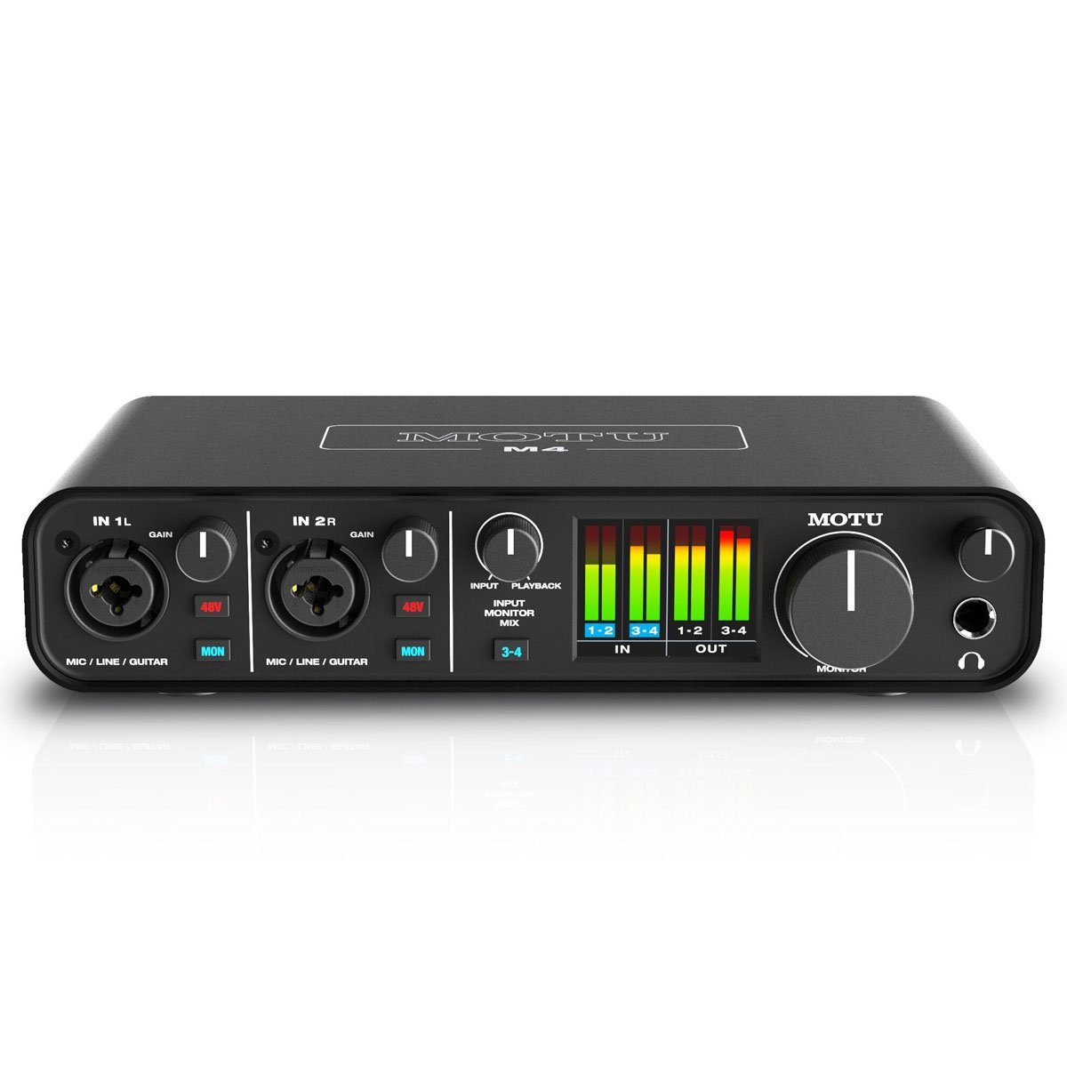 Motu-Audio M4 Audio Interface Digitales Aufnahmegerät – Bild 2 von 4